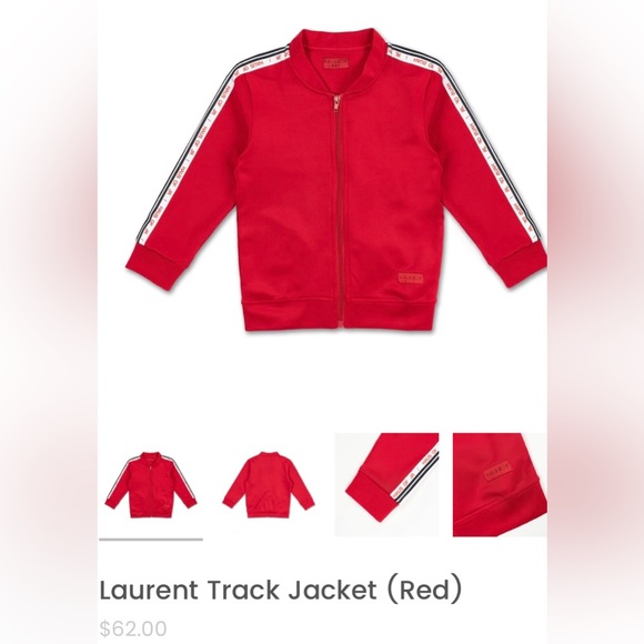 Haus of Jr Laurent Red Track Jacket Sz 1-2T NWT - Picture 14 of 14